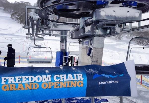 New Guthega Freedom Chairlift. Image source: facebook.com/PerisherResort