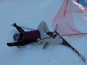 Skier down! Image by: Joe Shlabotnik